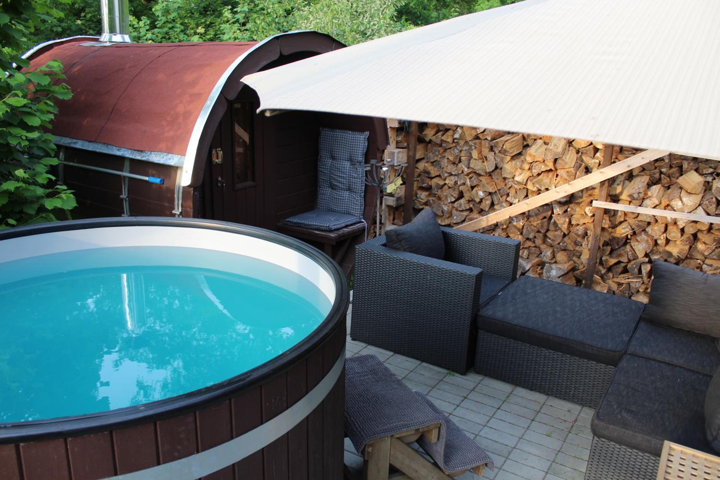 Foto de Sommerhausrelaxing für gestreßte Menschen