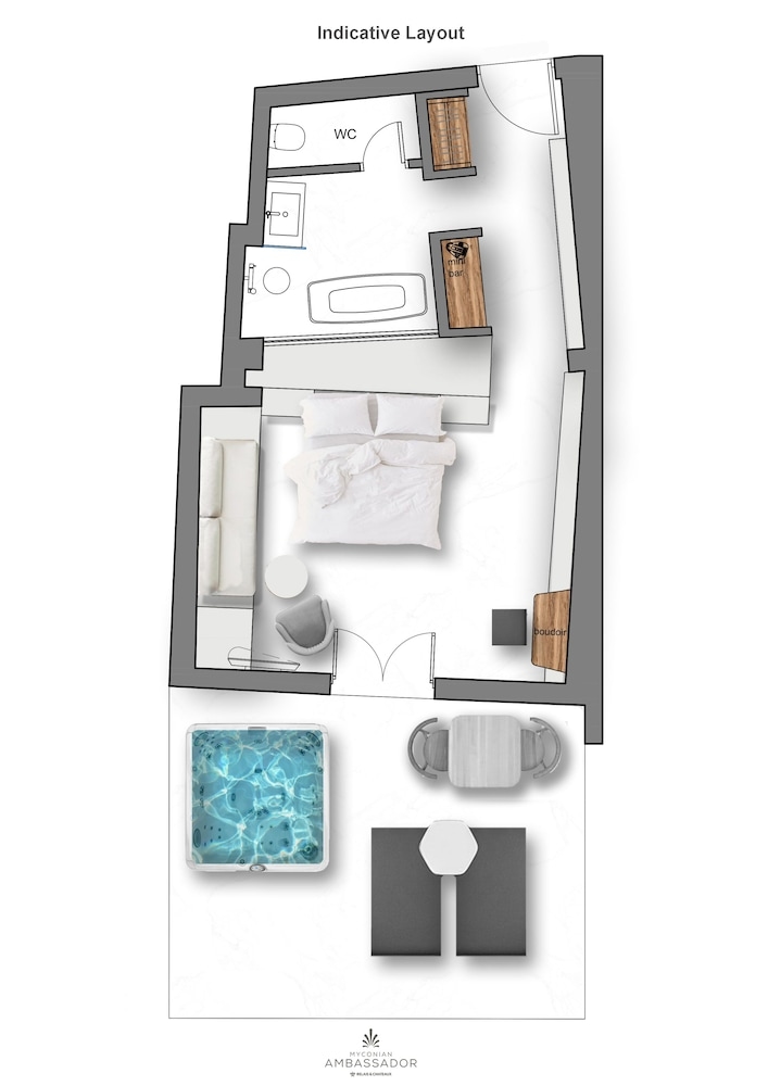 Foto de Myconian Ambassador Hotel Relais & Chateaux