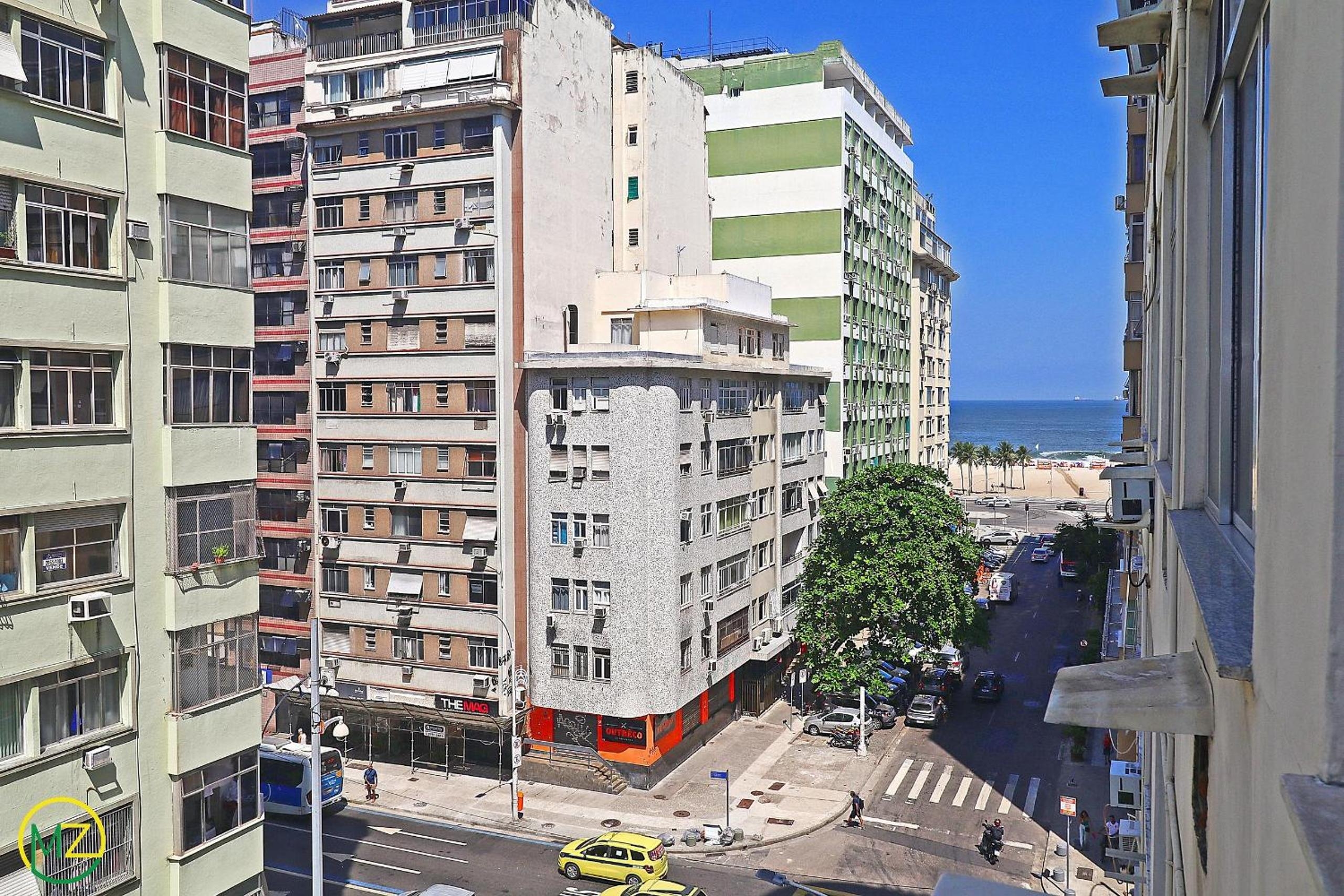 Studio for 4 people with sea view in Copacabana